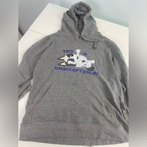 Bluey Muffin Funny Unacceptable Hoodie